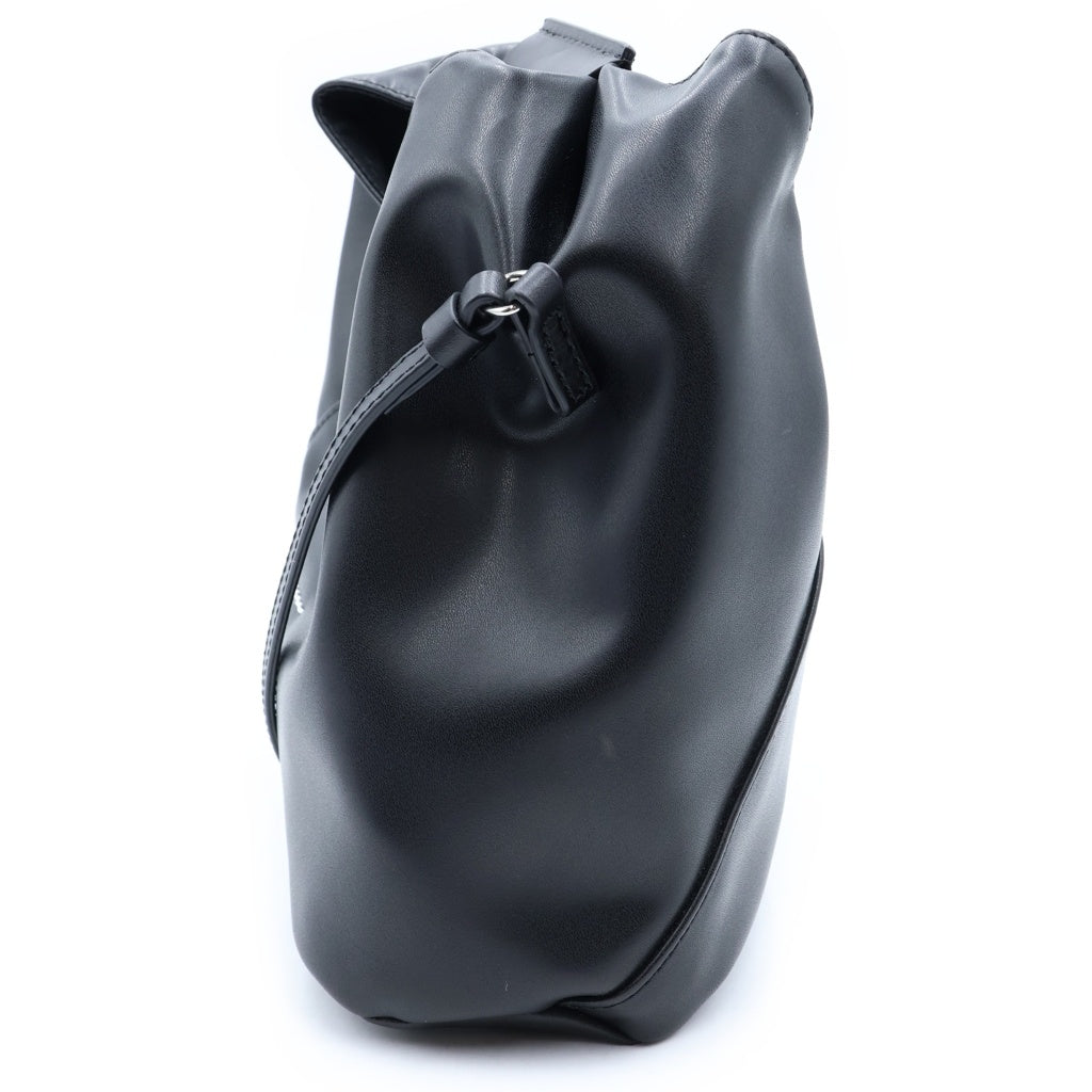 MM6 Maison Margiela(エムエムシックスメゾンマルジェラ) ジャパニーズ 2WAY フェイクレザー クロスボディ ショルダーバッグ ブラック S54WD0106