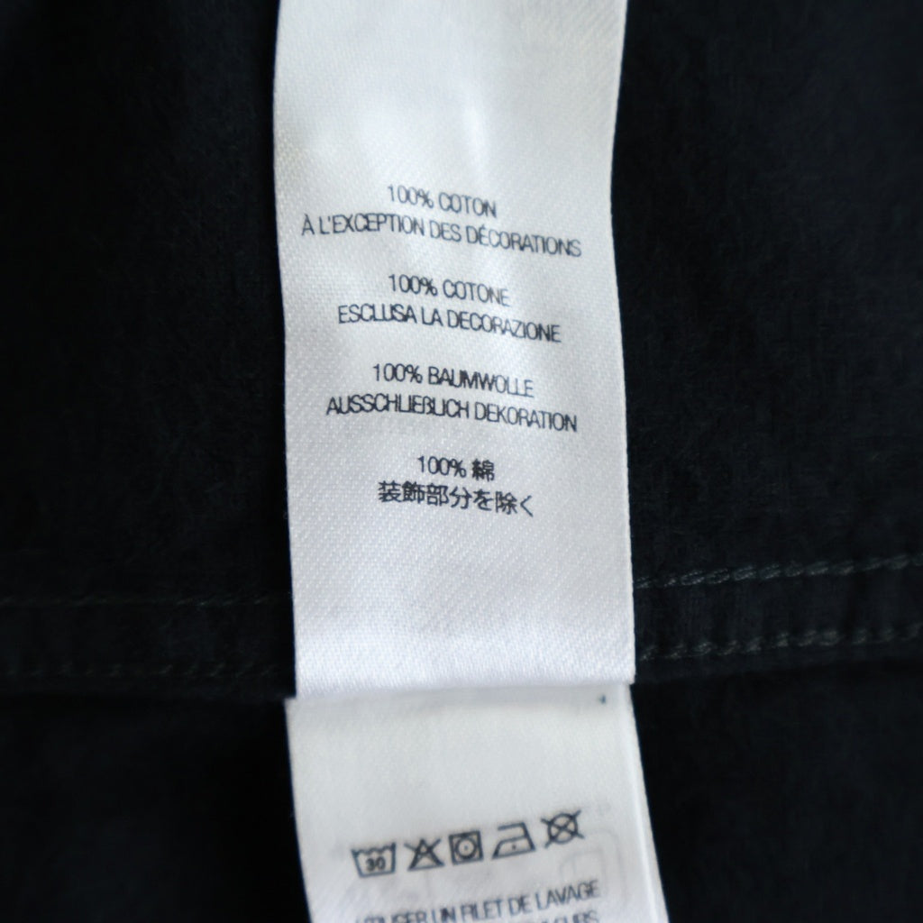 SUPREME(シュプリーム) 25AW Loose Fit Flannel Oxford Shirt ルーズフィット フランネル オックスフォード ボタンダウン 長袖シャツ ブラック