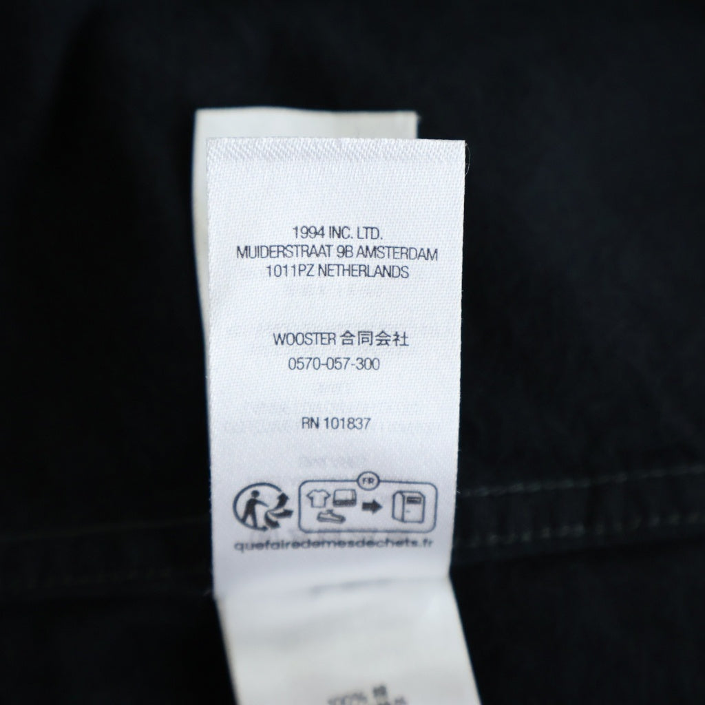 SUPREME(シュプリーム) 25AW Loose Fit Flannel Oxford Shirt ルーズフィット フランネル オックスフォード ボタンダウン 長袖シャツ ブラック