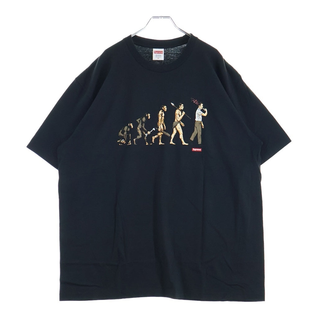 SUPREME(シュプリーム) 26SS Evolution Tee エヴォリューション クルーネック半袖Tシャツ カットソー ブラック