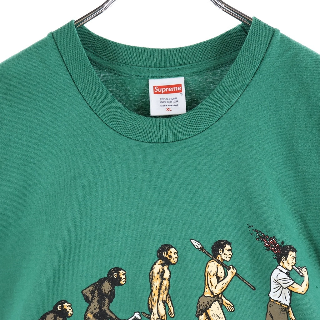 SUPREME(シュプリーム) 26SS Evolution Tee エヴォリューション クルーネック半袖Tシャツ カットソー グリーン