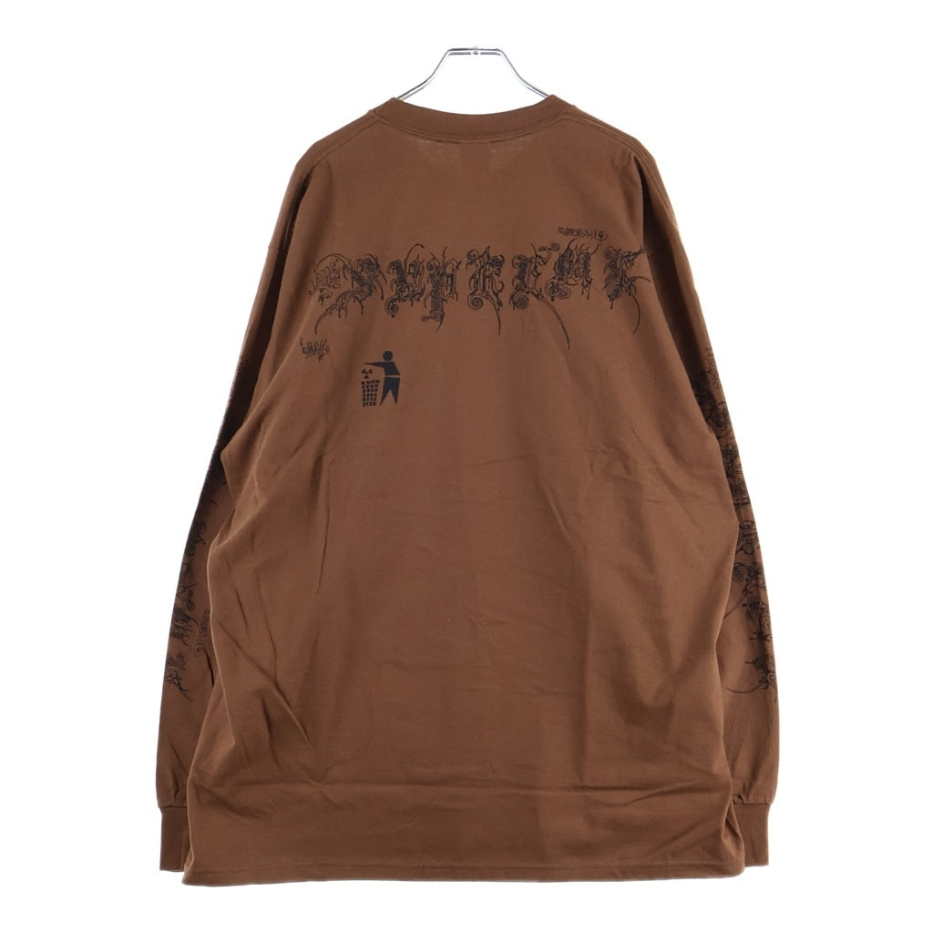 SUPREME(シュプリーム) 26SS Wombat L/S Tee ウォンバット クルーネック長袖Tシャツ カットソー ブラウン