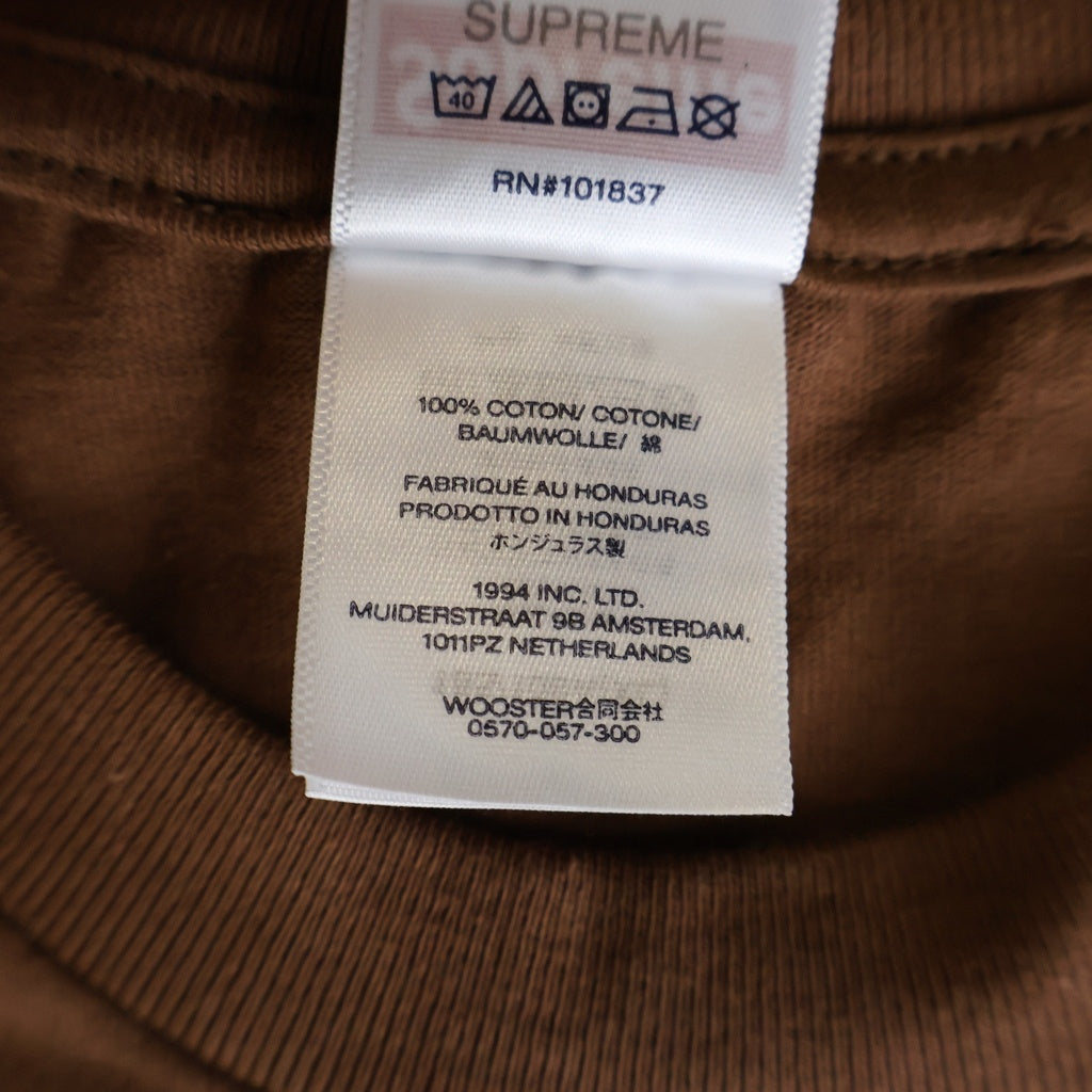 SUPREME(シュプリーム) 26SS Wombat L/S Tee ウォンバット クルーネック長袖Tシャツ カットソー ブラウン