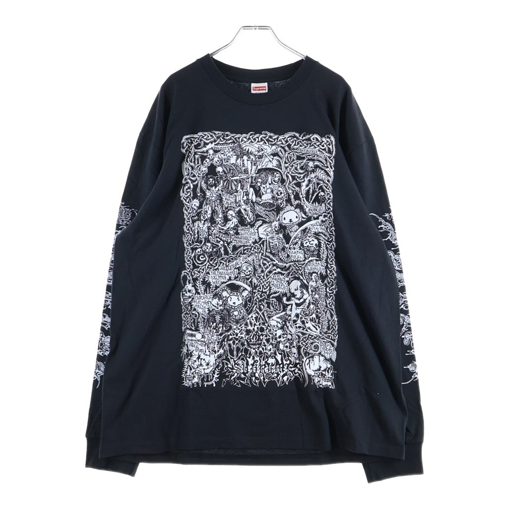 SUPREME(シュプリーム) 26SS Wombat L/S Tee ウォンバット クルーネック長袖Tシャツ カットソー ブラウン