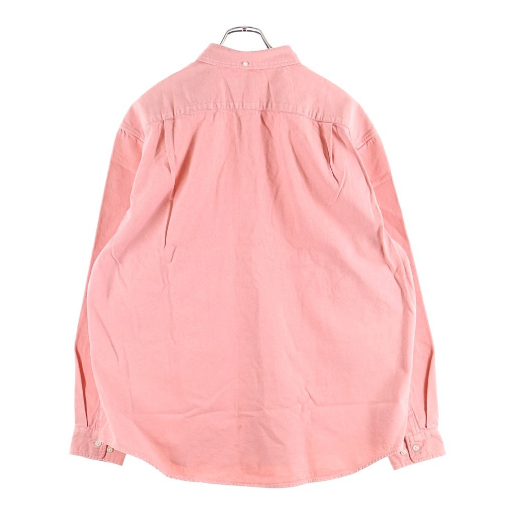 SUPREME(シュプリーム) 25SS Small Box Denim Shirt スモールボックスロゴ デニム長袖シャツ ピンク