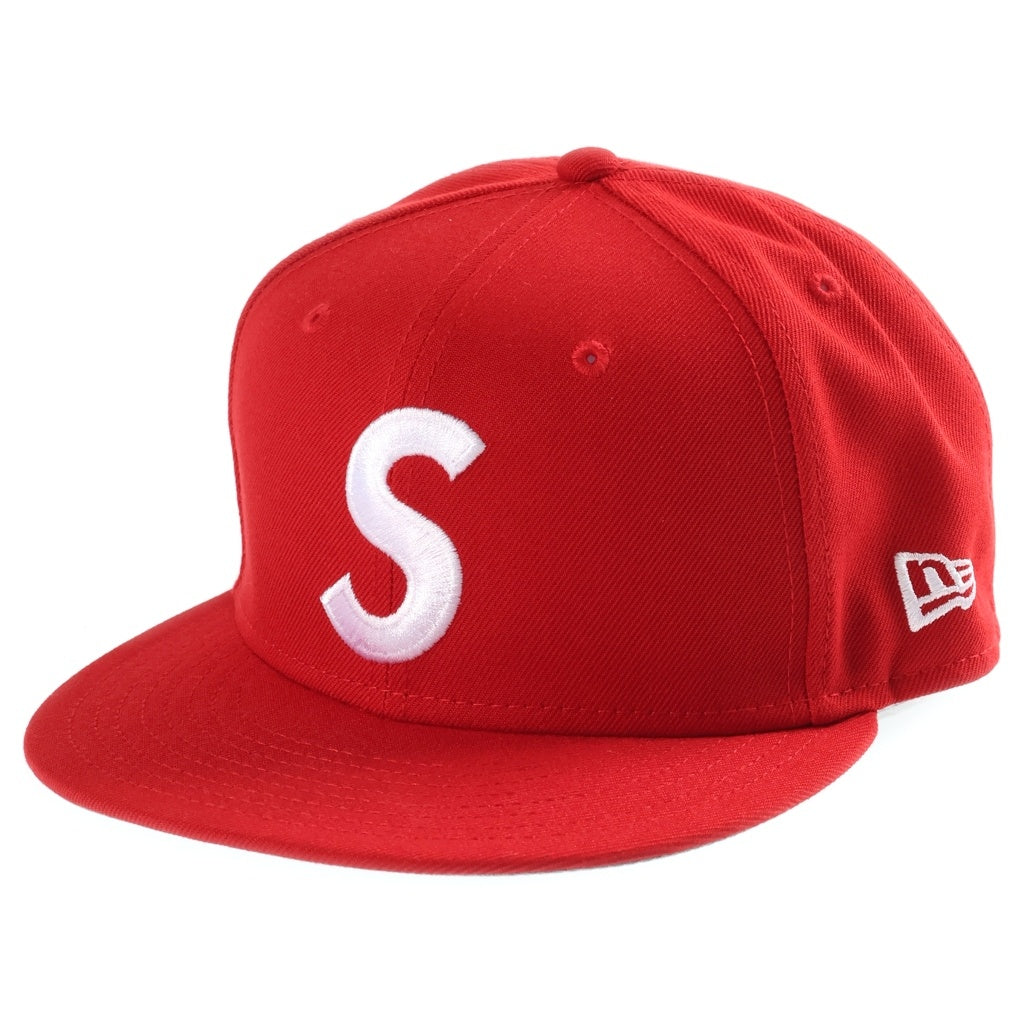 SUPREME(シュプリーム) 24AW ×NEW ERA Screw Ball S Logo Cap ニューエラ Sロゴ スクリューボール キャップ 帽子 レッド