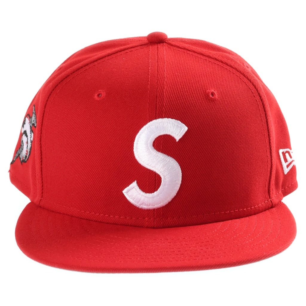 SUPREME(シュプリーム) 24AW ×NEW ERA Screw Ball S Logo Cap ニューエラ Sロゴ スクリューボール キャップ 帽子 レッド