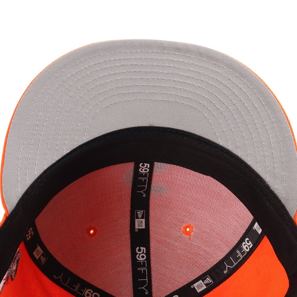 SUPREME(シュプリーム) 24AW ×NEW ERA Screw Ball S Logo Cap ニューエラ Sロゴ スクリューボール キャップ 帽子 オレンジ