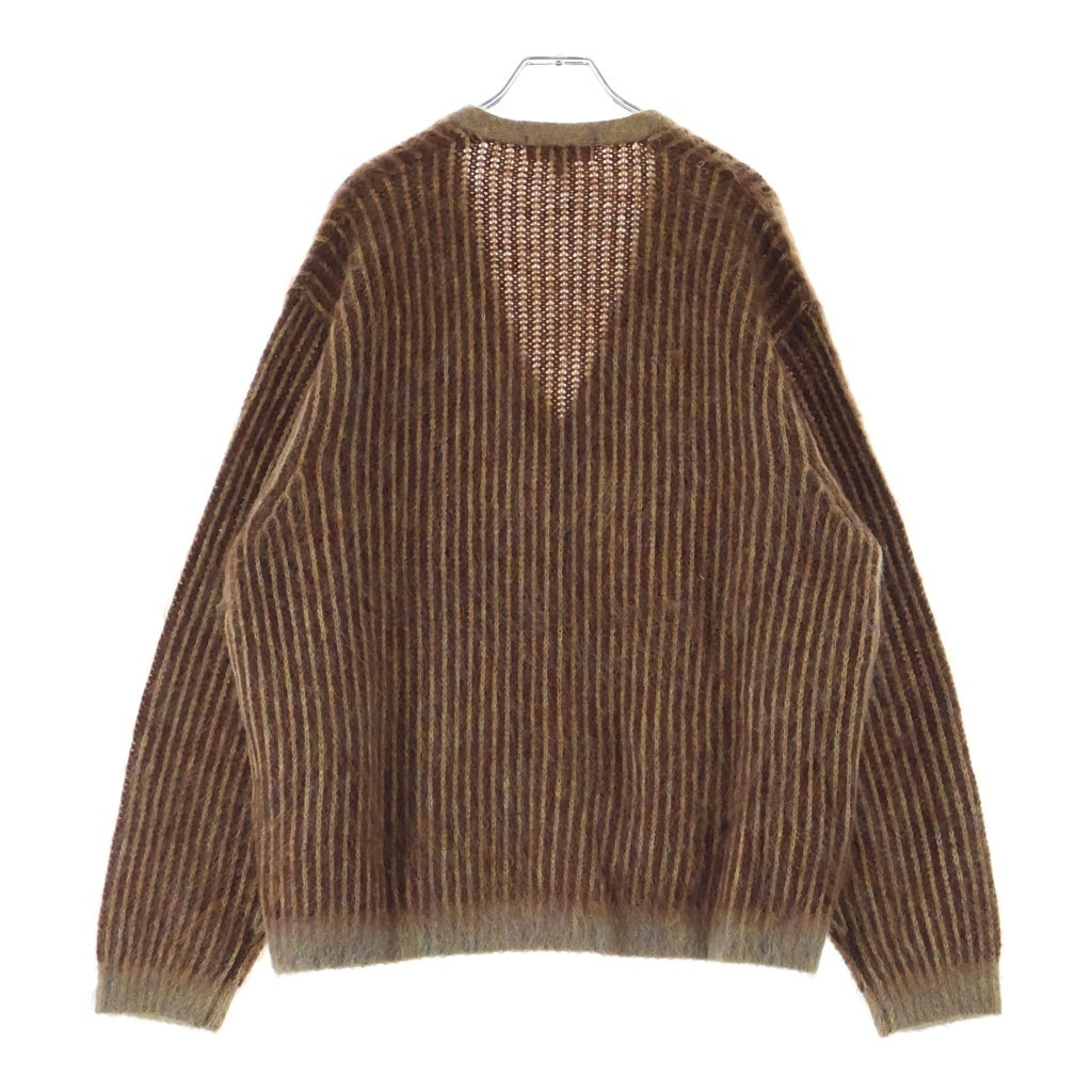 SUPREME(シュプリーム) 25SS 2-Tone Mohair Cardigan 2トーン モヘアカーディガン セーター ブラウン