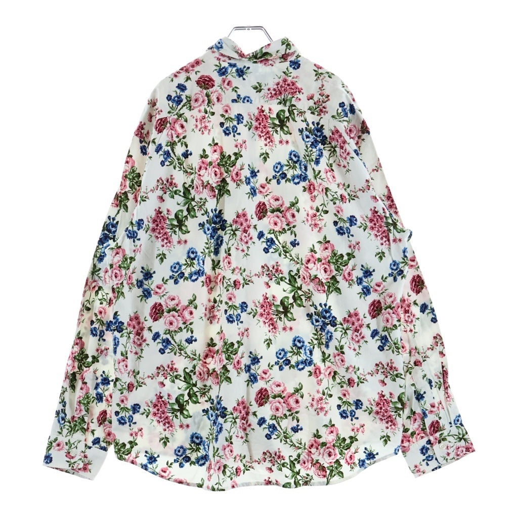 SUPREME(シュプリーム) 26SS Floral Flannnel Shirt フローラル総柄 フランネル長袖シャツ ホワイト