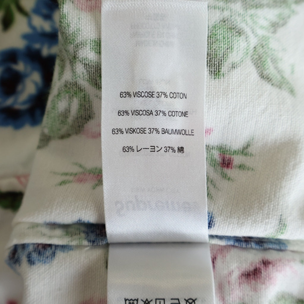 SUPREME(シュプリーム) 26SS Floral Flannnel Shirt フローラル総柄 フランネル長袖シャツ ホワイト