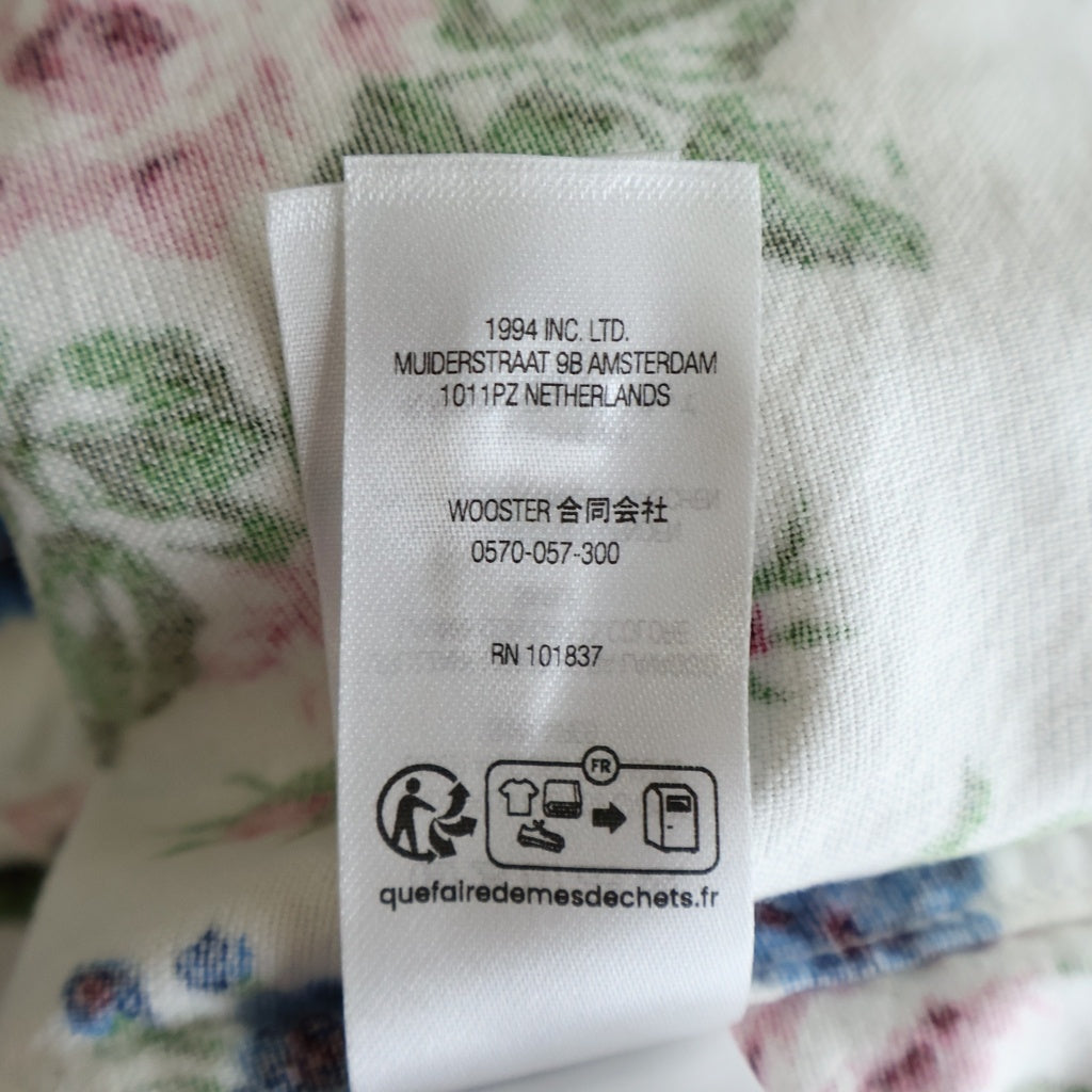 SUPREME(シュプリーム) 26SS Floral Flannnel Shirt フローラル総柄 フランネル長袖シャツ ホワイト