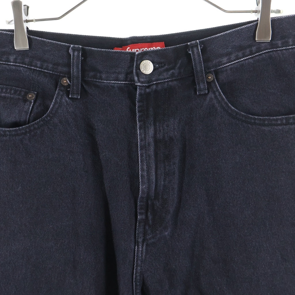 SUPREME(シュプリーム) 24SS Baggy Jean テーパード バギージーンズ デニムパンツ ブラック