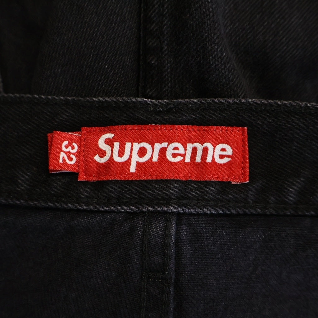 SUPREME(シュプリーム) 24SS Baggy Jean テーパード バギージーンズ デニムパンツ ブラック