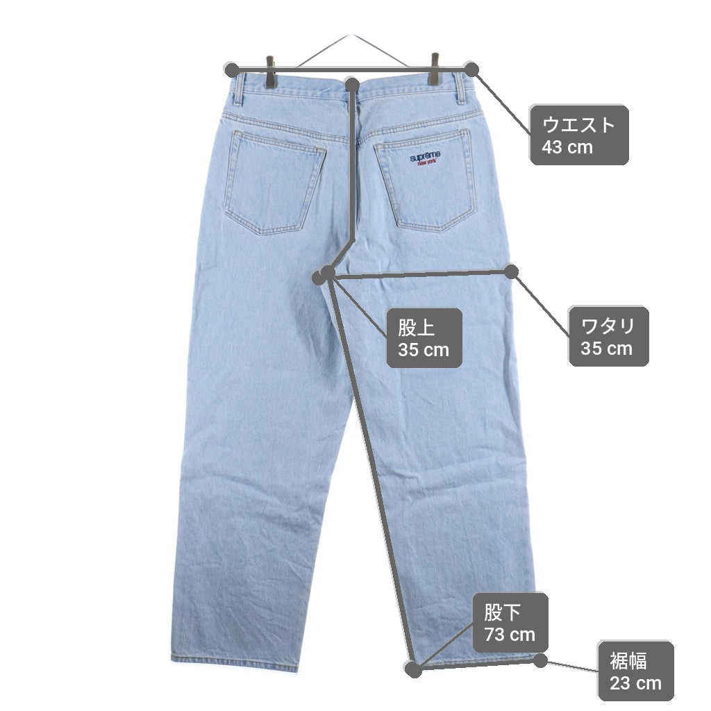 SUPREME(シュプリーム) 24AW Baggy Jean テーパード バギージーンズ デニムパンツ インディゴ