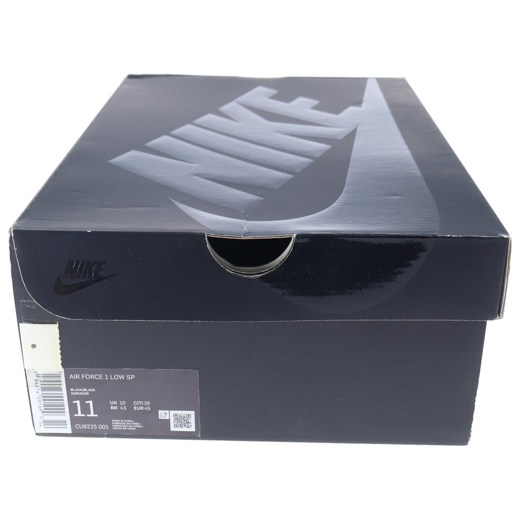 NIKE(ナイキ) ×SUPREME AIR FORCE 1 LOW シュプリーム エアフォース ローカットスニーカー ブラック US11/29cm CU9225-001