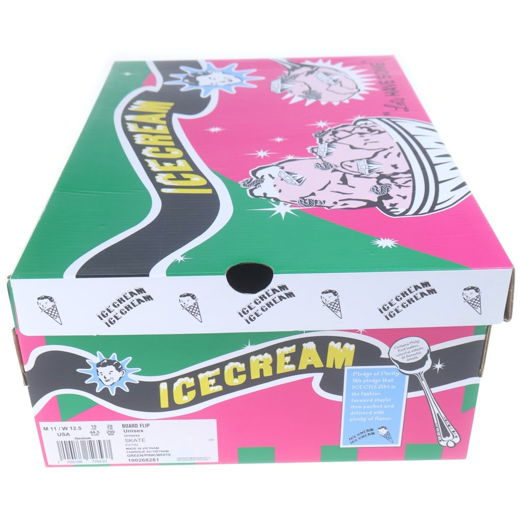 Reebok(リーボック) ×BBC ICECREAM BOARD FLIP BBCアイスクリーム ボードフリップ ローカットスニーカー ピンク/グリーン US11/29cm 100268281