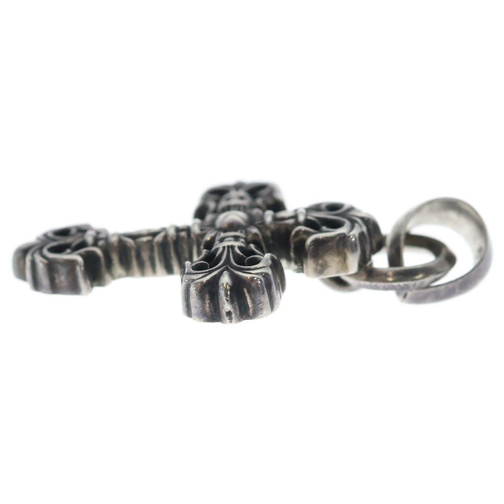 CHROME HEARTS(クロムハーツ) FILIG CROSS-XSM W BALE フィリグリークロスXSベイル wベイル ネックレストップ シルバー BCA262
