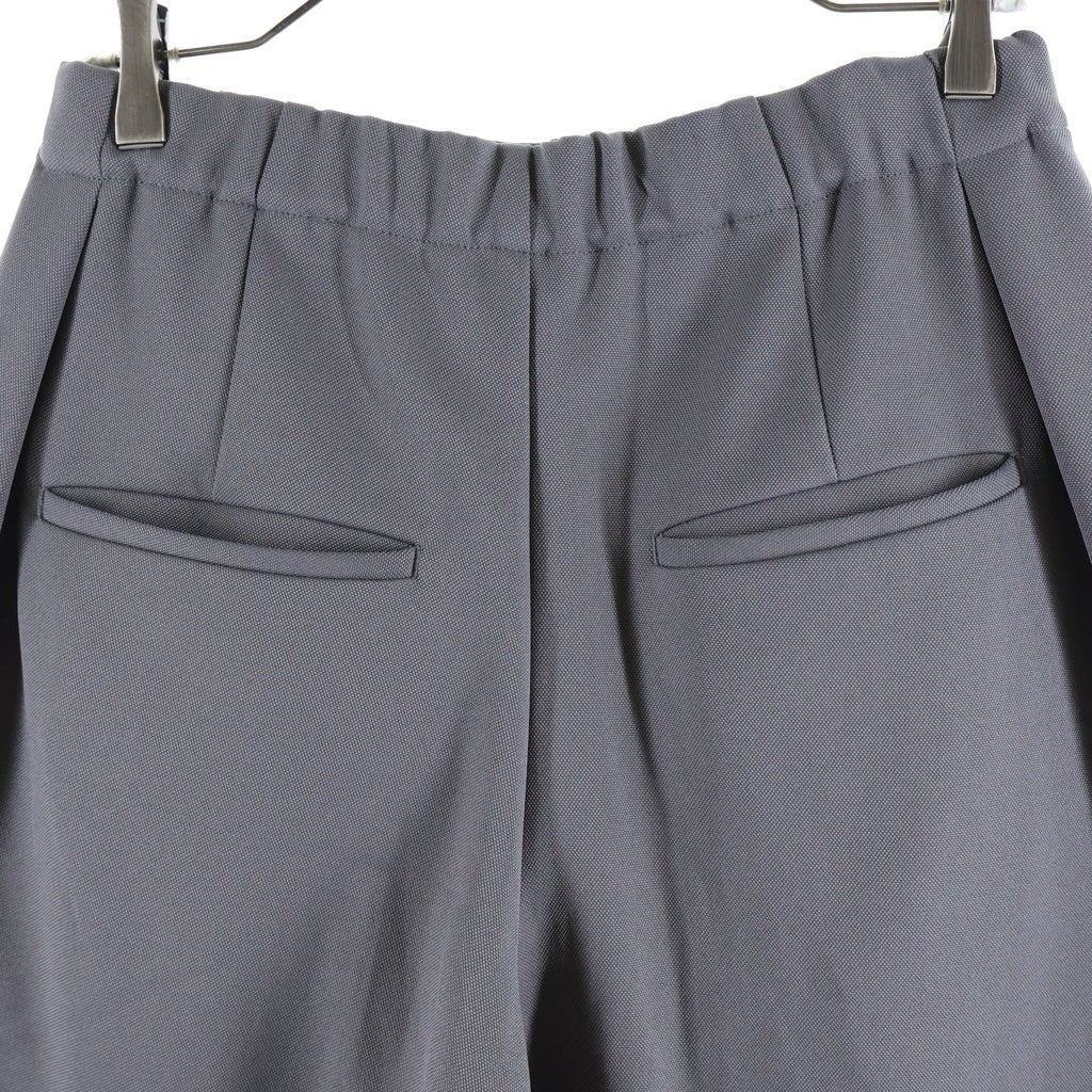 Antwort(アントワート) 26SS DRAPE TUCK PANTS ドレープ ニータック ワイドパンツ グレー ANT-PT001