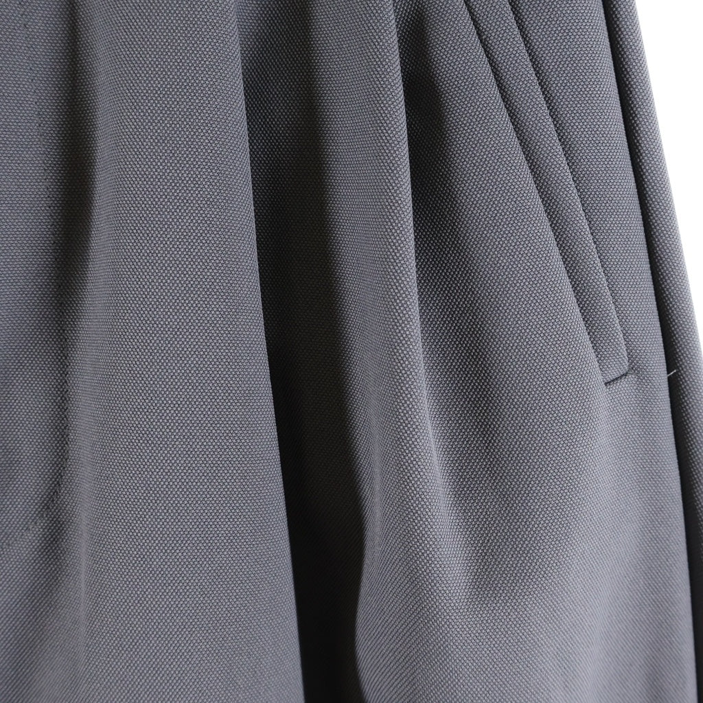 Antwort(アントワート) 26SS DRAPE TUCK PANTS ドレープ ニータック ワイドパンツ グレー ANT-PT001