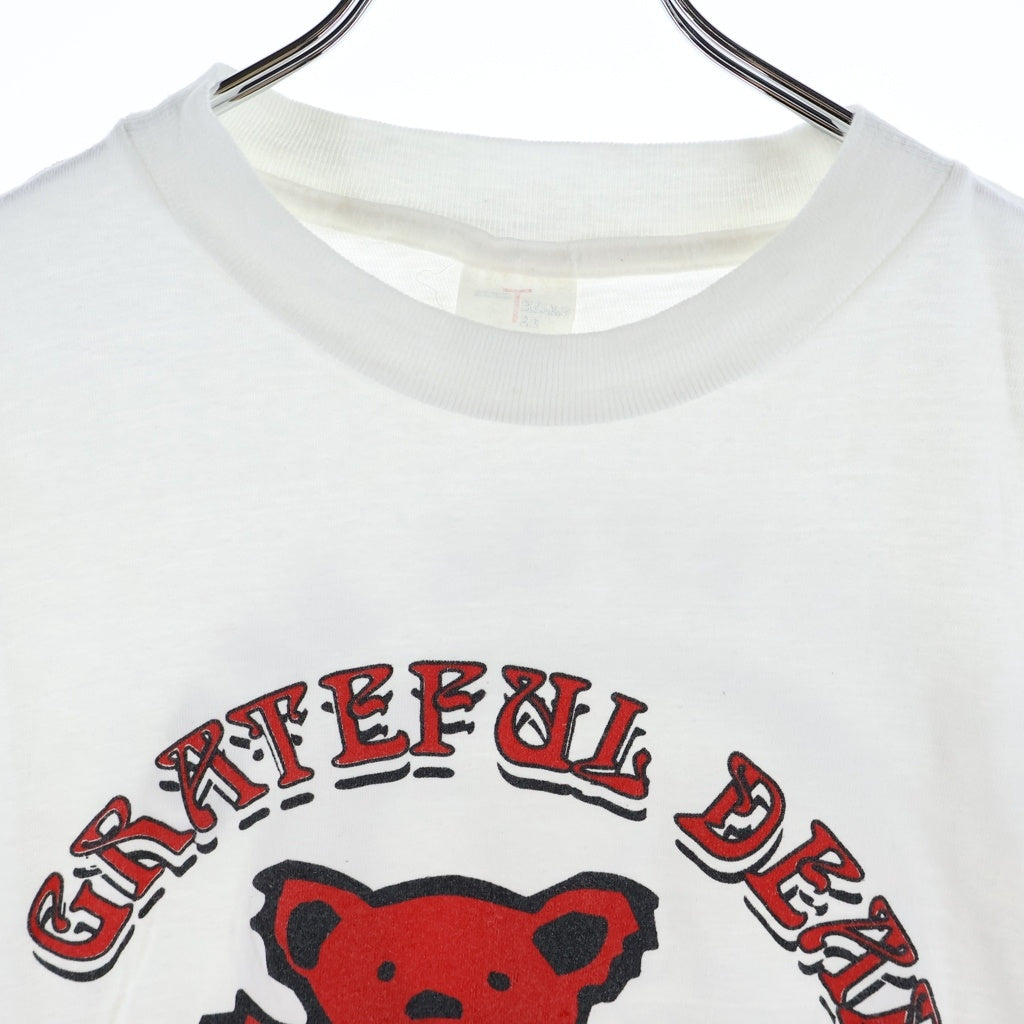 VINTAGE(ヴィンテージ) 90S VINTAGE BOOTLEG GRATEFUL DEAD SPRING TOUR TEE ヴィンテージ ブートレグ グレートフル デッド ツアー プリント クルーネック 半袖Tシャツ カットソー ホワイト