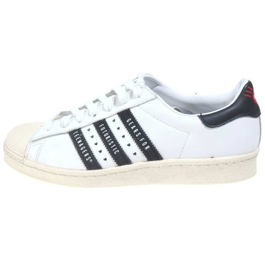 adidas(アディダス) ×HUMAN MADE SUPERSTAR 80S ヒューマンメイド スーパースター ローカットスニーカー ホワイト/ブラック US8.5/26.5cm FY0728