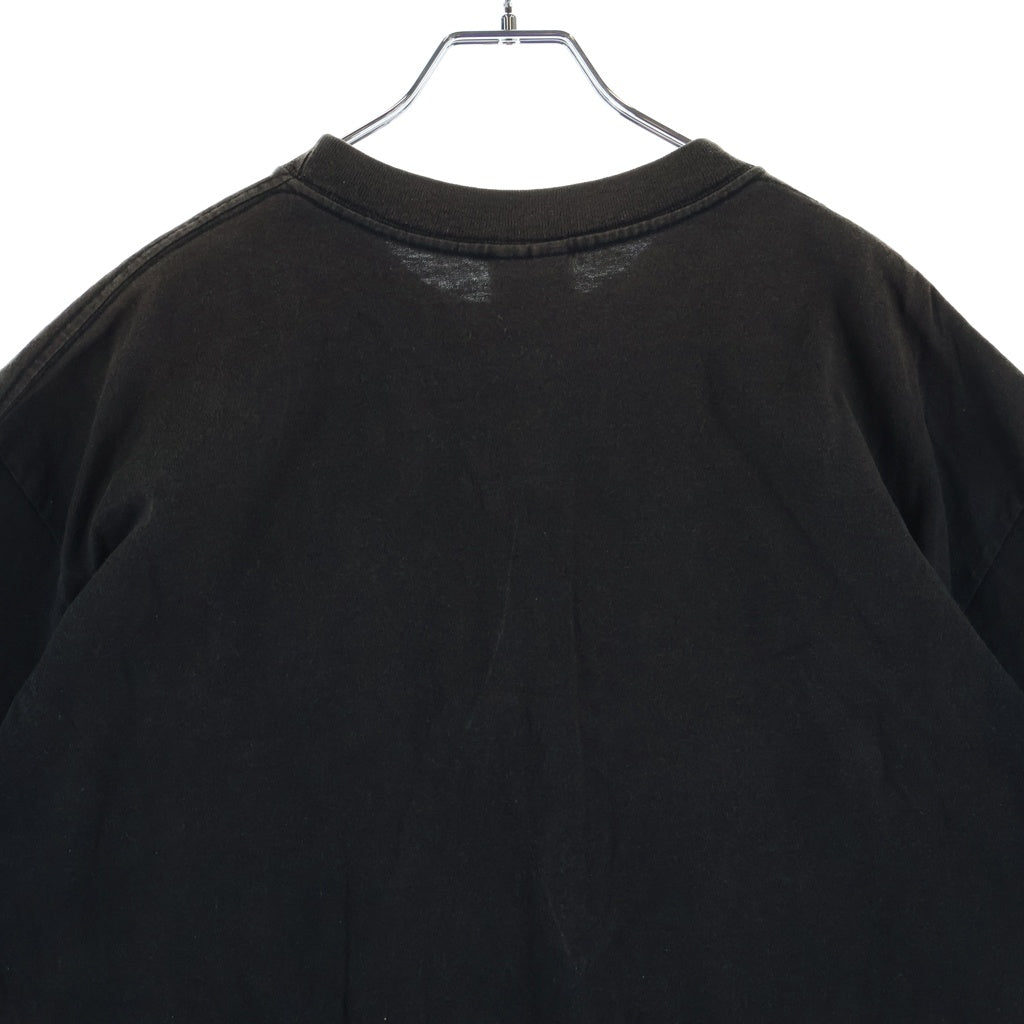 NIKE(ナイキ) JORDAN ジョーダン 総柄 ロゴプリント クルーネック 半袖 Tシャツ カットソー ブラック