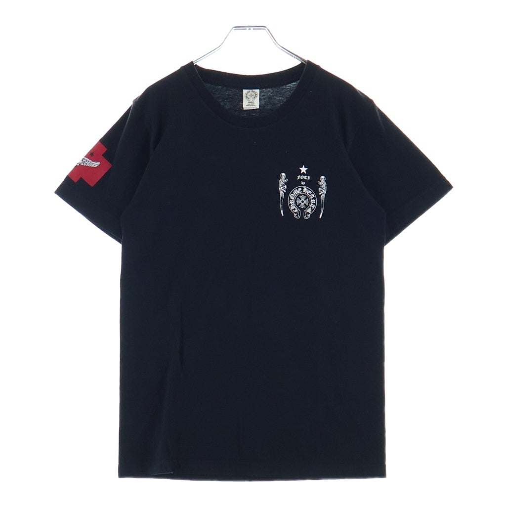 CHROME HEARTS(クロムハーツ) FOTI S/S フォティプリント クルーネック半袖Tシャツ カットソー ブラック