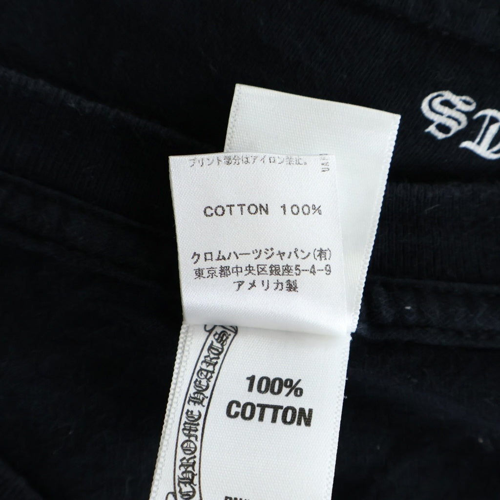 CHROME HEARTS(クロムハーツ) FOTI S/S フォティプリント クルーネック半袖Tシャツ カットソー ブラック