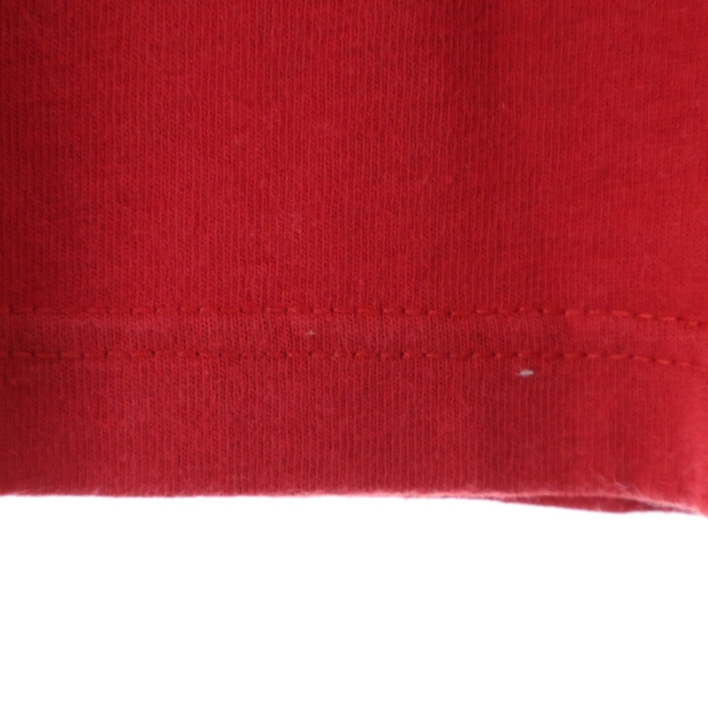 STUSSY(ステューシー) 00S OLD I GET GOOSE BUMPS PRINT TEE キッズフォトプリント クルーネック 半袖Tシャツ カットソー レッド