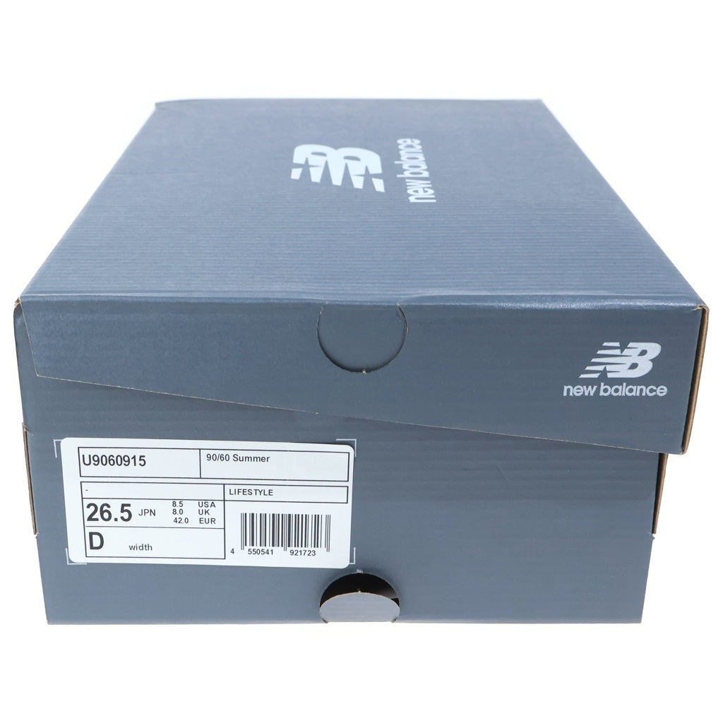 New Balance(ニューバランス) U9060915 ベルクロ付き メッシュ ローカットスニーカー ブラック US8.5/26.5cm