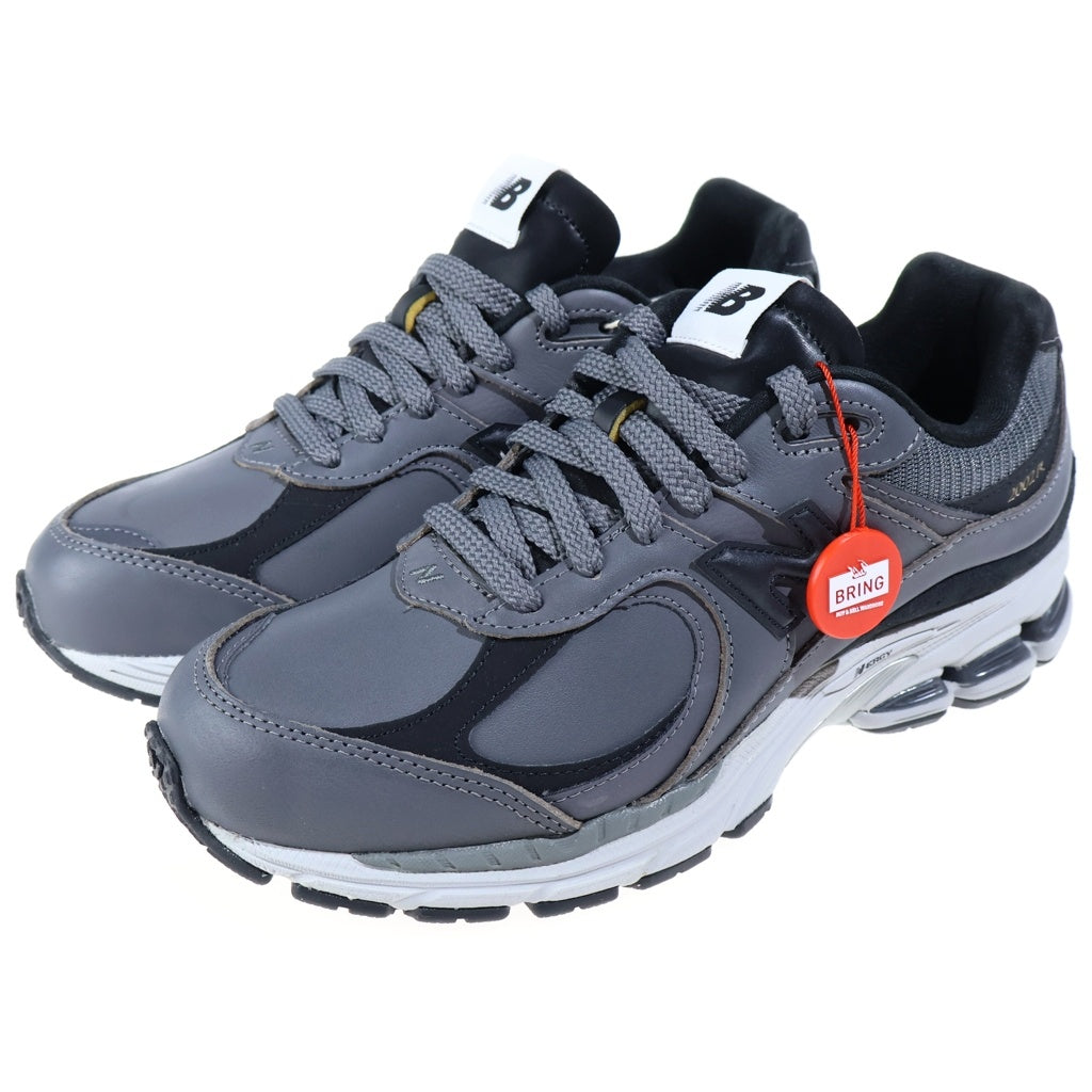 New Balance(ニューバランス) M2002RVG レザー ローカット スニーカー グレー US8.5/26.5cm