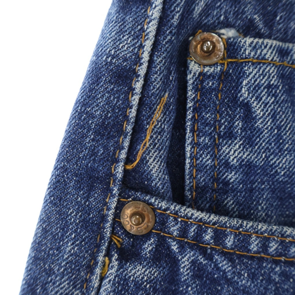 Levi's(リーバイス) 70S VINTAGE 501 66前期 ボタン裏6 スモールe シングルステッチ ヴィンテージ ボタンフライ デニムパンツ インディゴ