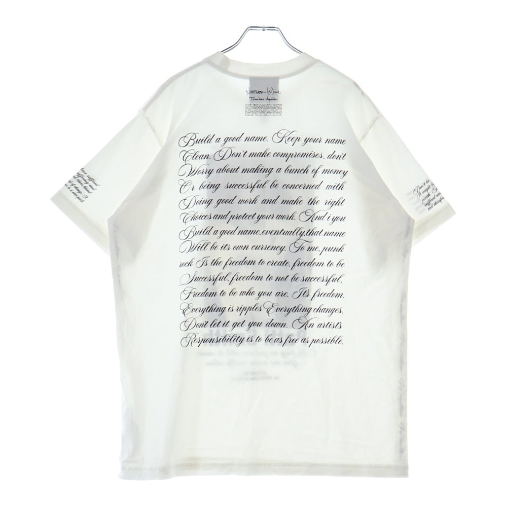 NUMBER (N)INE(ナンバーナイン) 26SS PATTI SMITH T-SHIRT パティスミス フォトプリント クルーネック半袖Tシャツ カットソー NGT.-001/2