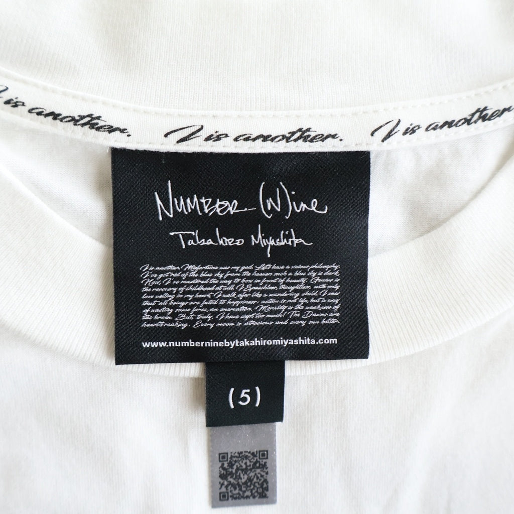 NUMBER (N)INE(ナンバーナイン) 26SS PATTI SMITH T-SHIRT パティスミス フォトプリント クルーネック半袖Tシャツ カットソー NGT.-001/2