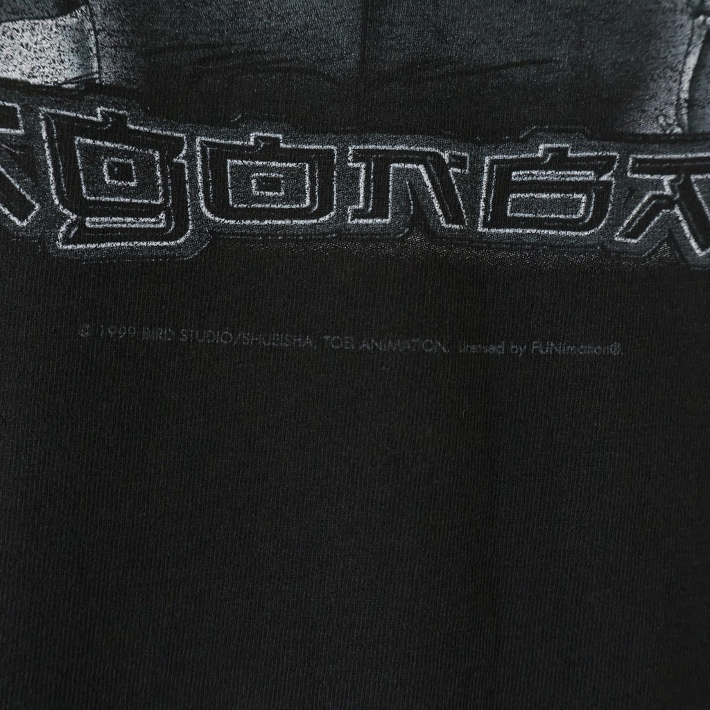 VINTAGE(ヴィンテージ) 90S VINTAGE DRAGONBALL Z TEE 1999 ヴィンテージ ドラゴンボールZ スーパーサイヤ人 孫悟空 ベジータ ダーブラ 両面プリントTシャツ 半袖クルーネックカットソー ブラック