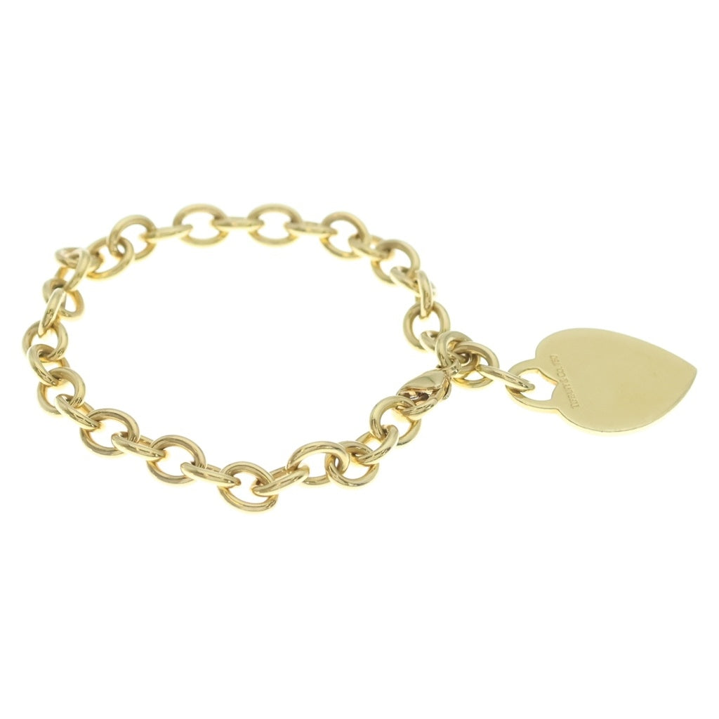 TIFFANY & Co.(ティファニー) K18YG リターントゥ ハートタグ チェーンブレスレット ゴールド