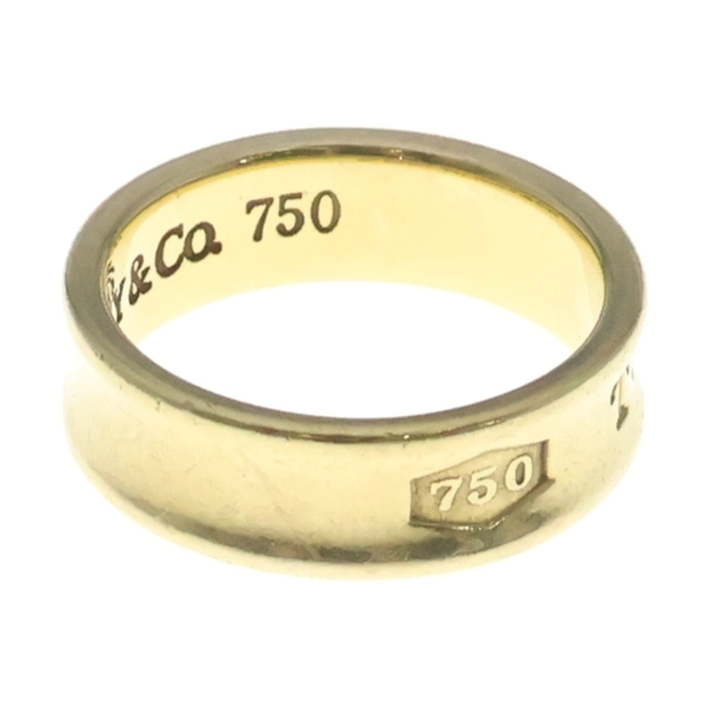 TIFFANY & Co.(ティファニー) K18YG 1837 ナローリング 指輪 ゴールド