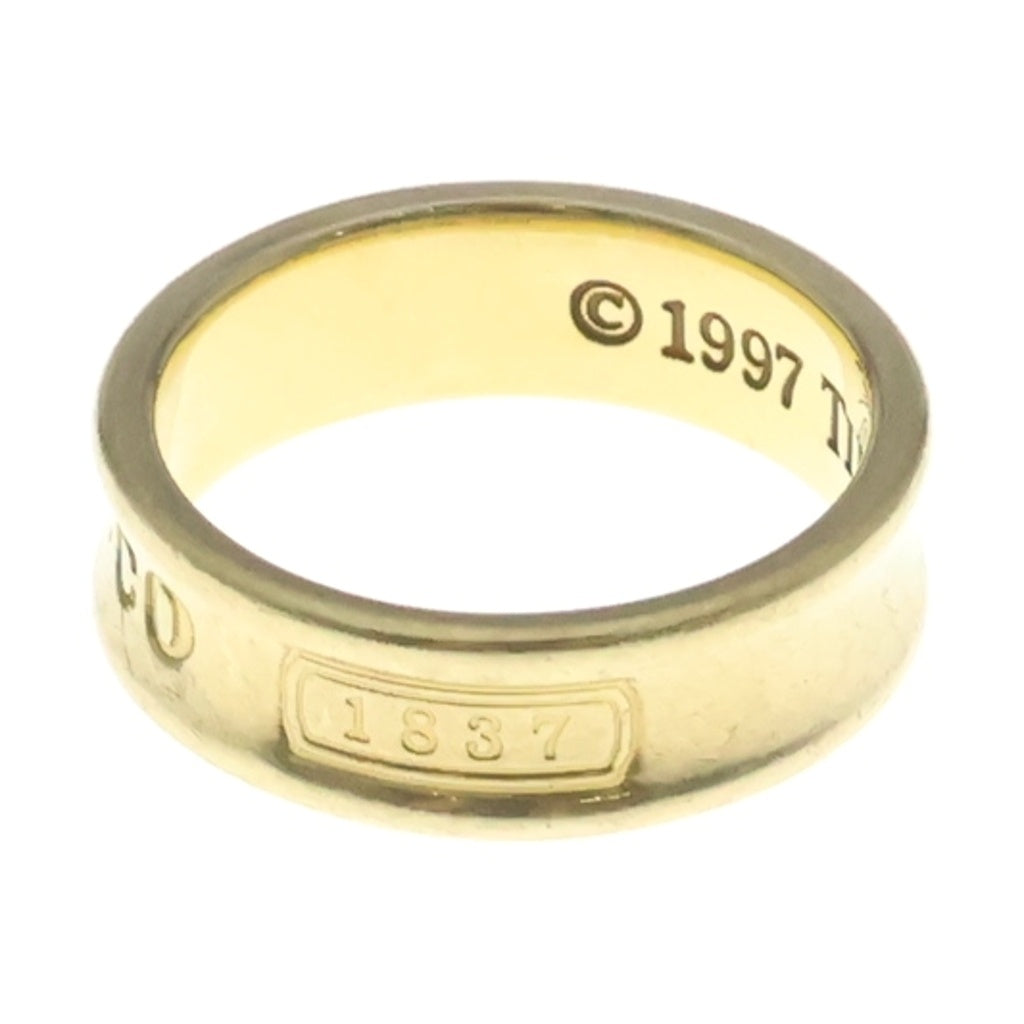 TIFFANY & Co.(ティファニー) K18YG 1837 ナローリング 指輪 ゴールド