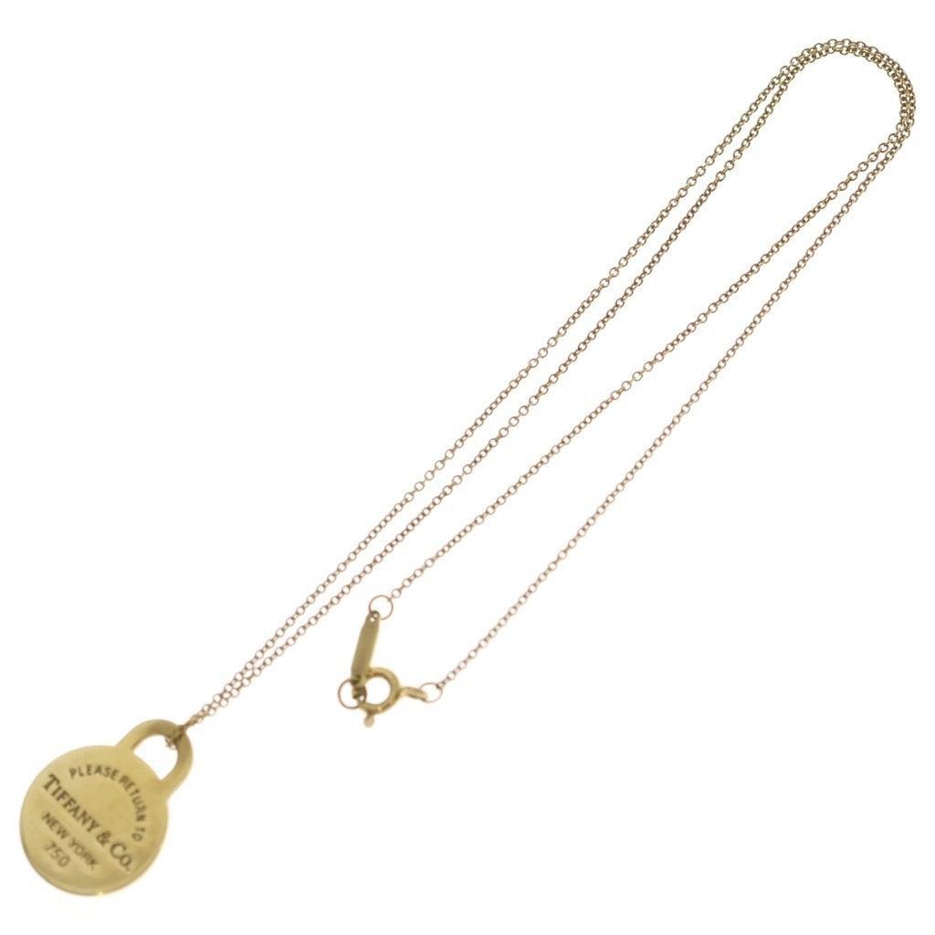 TIFFANY & Co.(ティファニー) K18YG リターントゥ ティファニー ネックレス ゴールド レディース