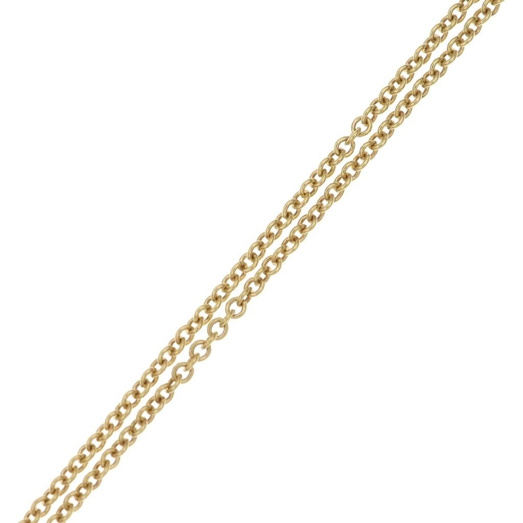 TIFFANY & Co.(ティファニー) K18YG リターントゥ ティファニー ネックレス ゴールド レディース