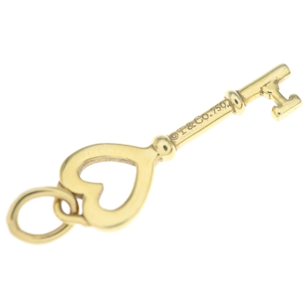 TIFFANY & Co.(ティファニー) K18YG ハートキー ミニ ペンダントトップ ゴールド