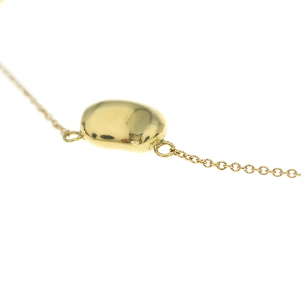 TIFFANY & Co.(ティファニー) K18YG エルサペレッティ ビーン 3モチーフ チェーンネックレス ゴールド レディース