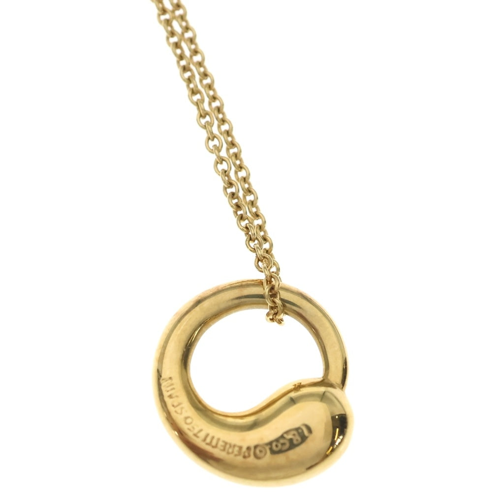 TIFFANY & Co.(ティファニー) K18YG エルサペレッティ エターナル サークル チェーンネックレス ゴールド レディース