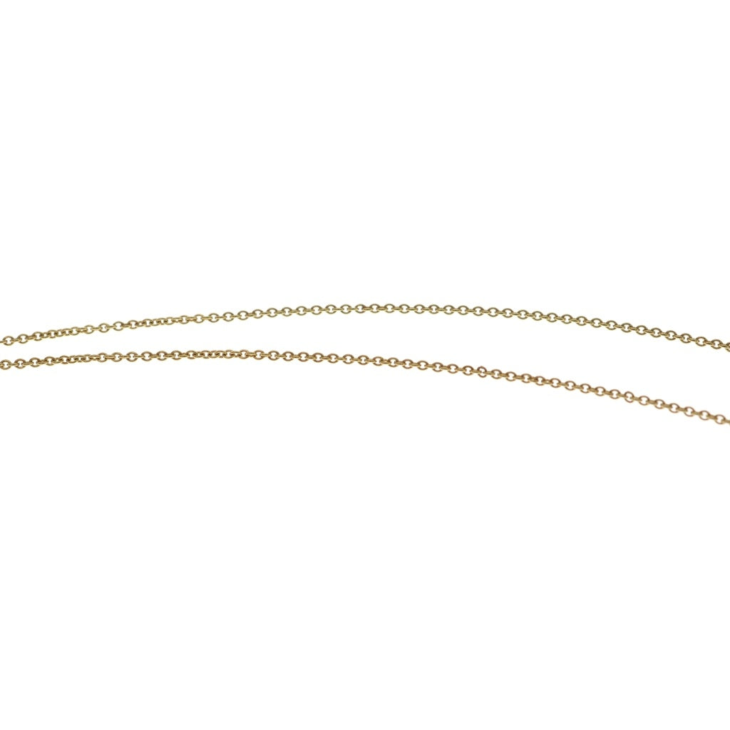 TIFFANY & Co.(ティファニー) K18YG エルサペレッティ エターナル サークル チェーンネックレス ゴールド レディース