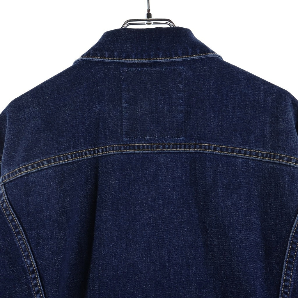 JACOB COHEN(ヤコブ コーエン) ロゴパッチ フラップポケット ストレッチ デニム トラッカージャケット インディゴ UH00281S3736762D