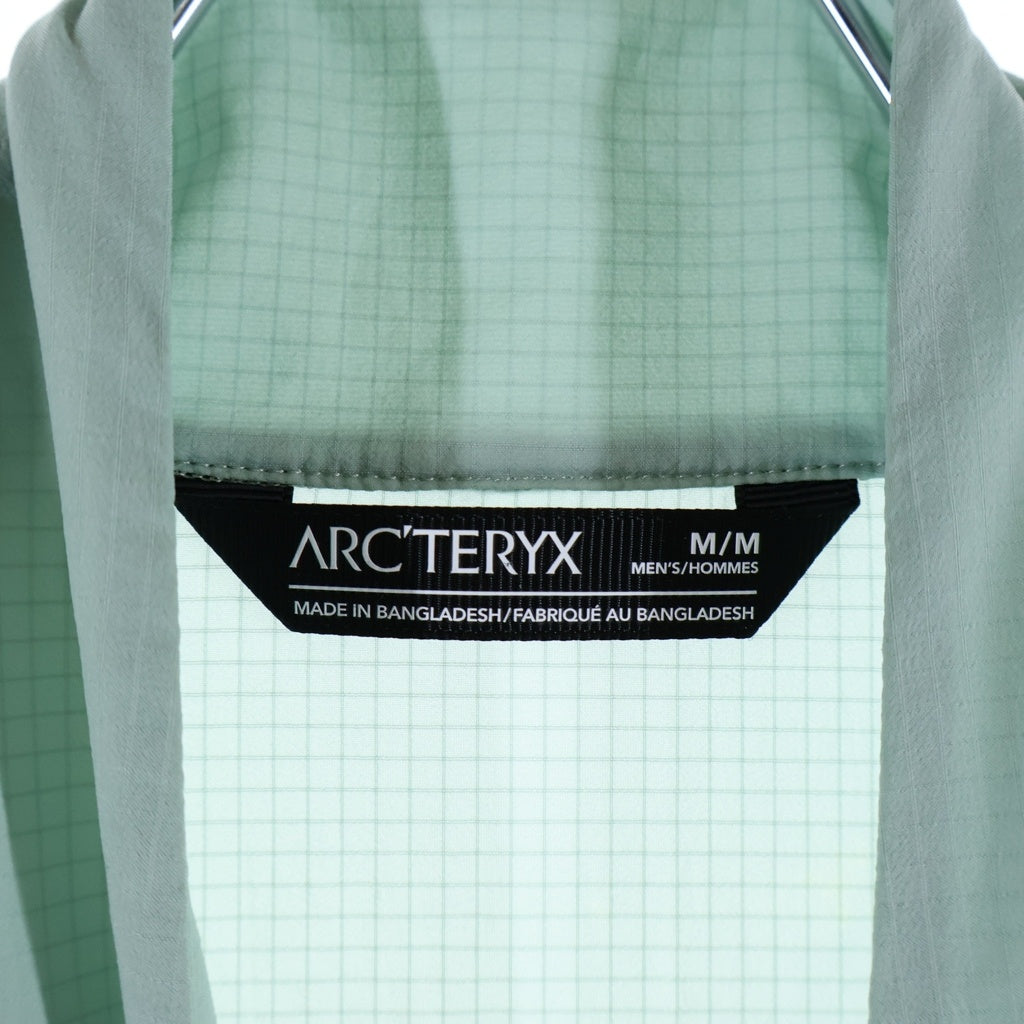 ARC'TERYX(アークテリクス) SQUAMISH JACKET スコーミッシュ ロゴプリント ナイロンジャケット マウンテンパーカー グリーン X000007745