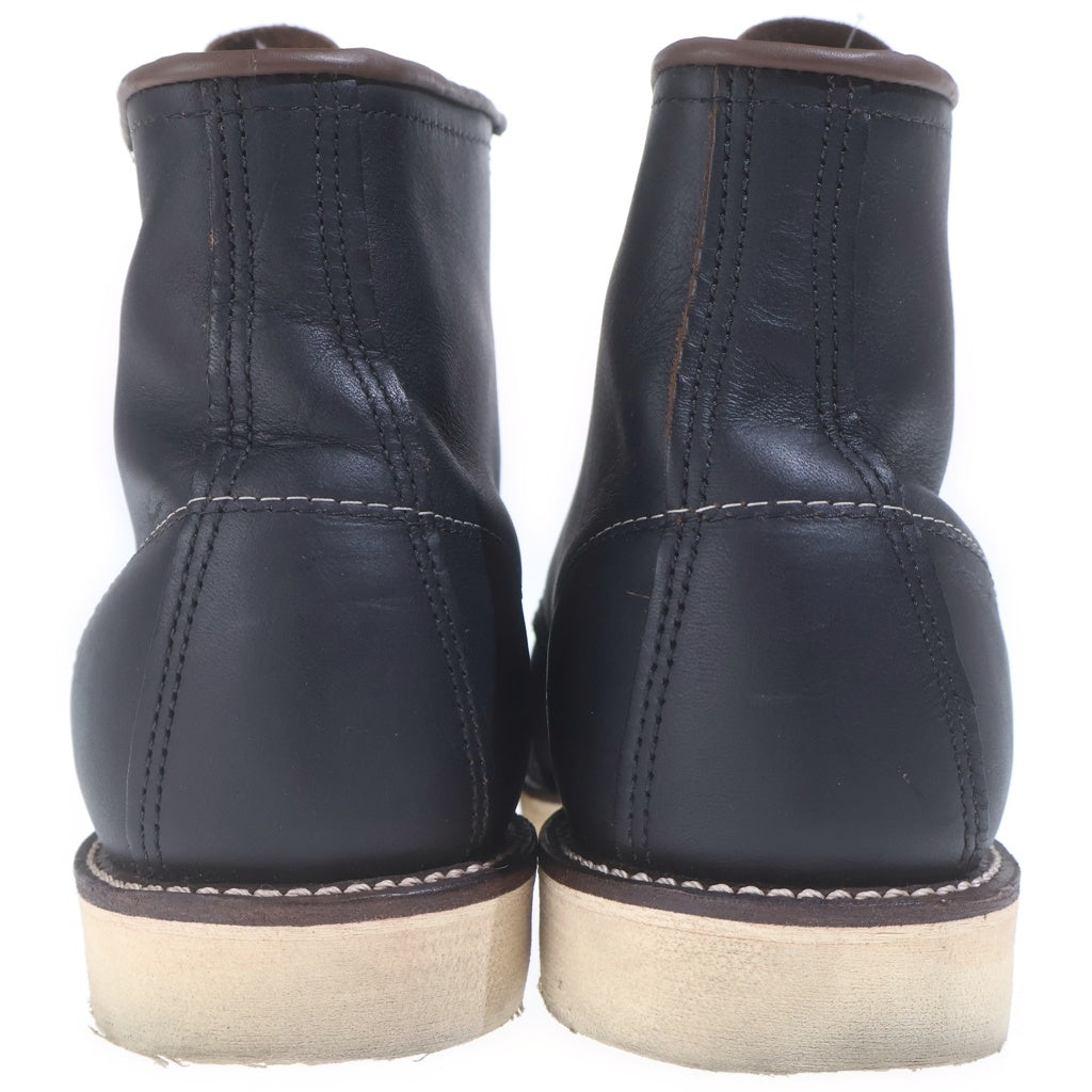 RED WING(レッド ウイング) 6-inch Classic Moc 6インチ クラシックモック レザー レースアップブーツ シューズ ブラック US10/28cm 8849