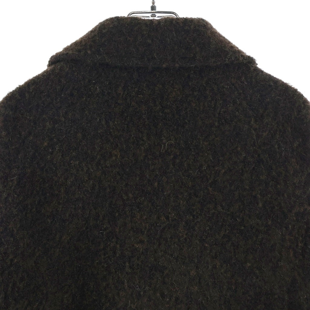 MARKAWARE(マーカウェア) 25AW FLYING MAN JACKET ALPACA LOOP TWEED アルパカループツイード フライングマンジャケット ブルゾン ブラウン A25C19BL01C