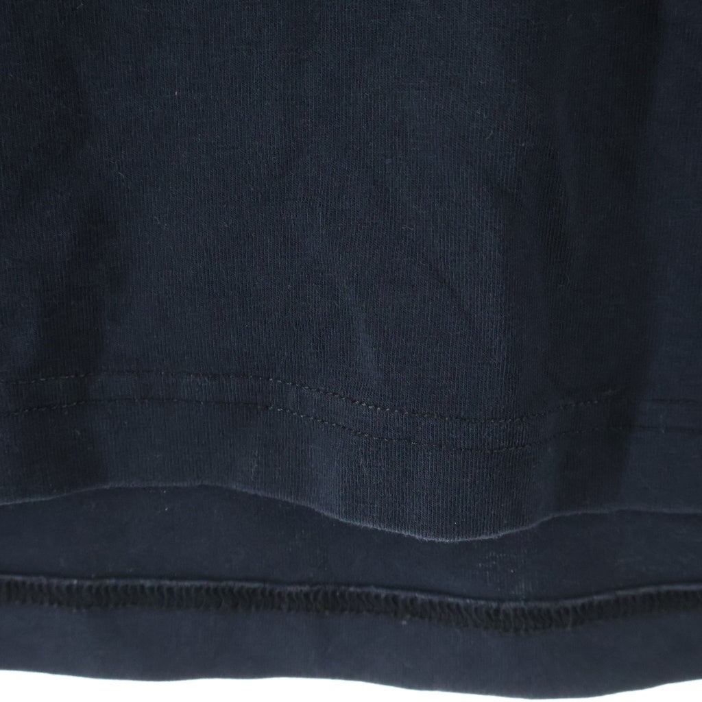 Acne Studios(アクネ ストゥディオズ) グラフィック プリント フェイス ロゴ パッチ クルーネック 半袖Tシャツ カットソー ブラック FN-UX-TSHI000126